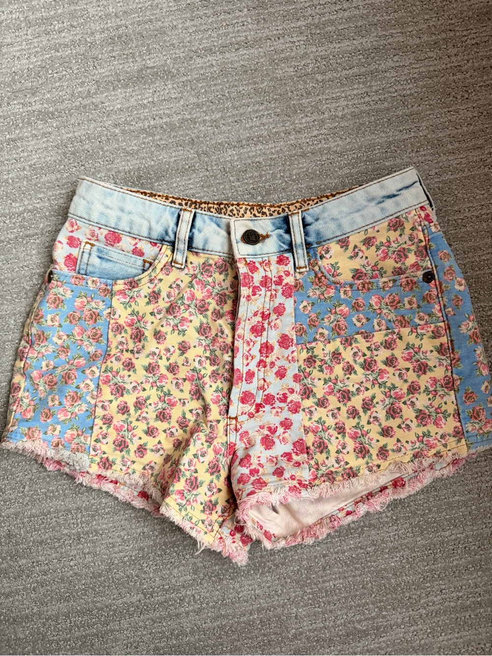 Farm Rio x Anthropologie denim shorts